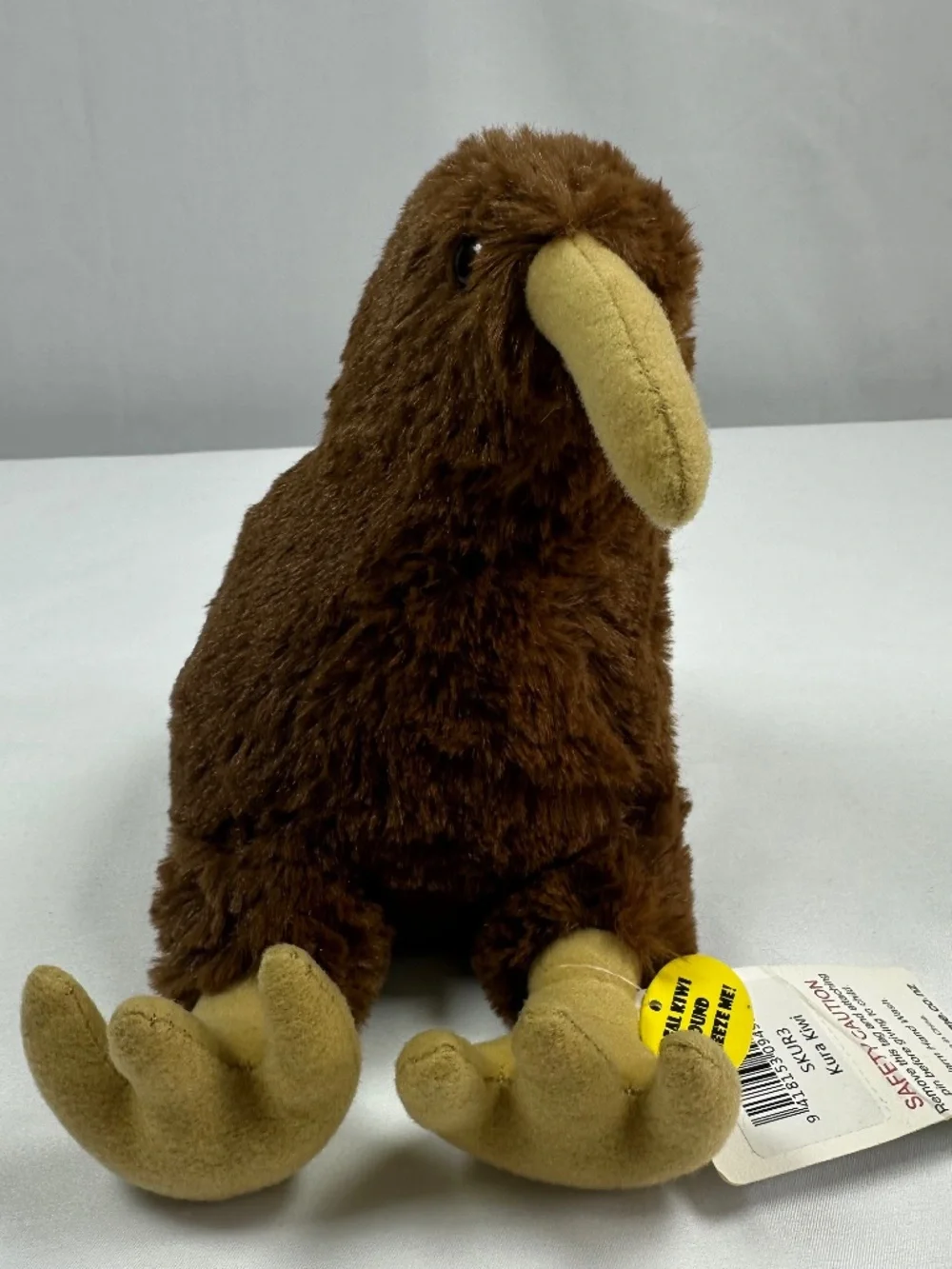 Teddy Time Kura Kiwi SKUR3, Brown, Real Kiwi Sound When Squeezed